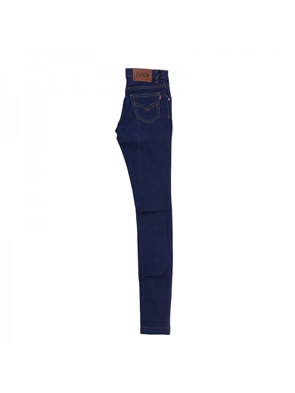 Dark Blue Stretchable Jeans YCCE  Branding for Girls