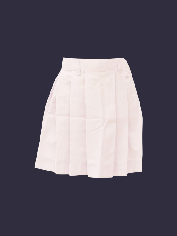 White Skirt with Box Pleats (for STD I st to XII th)
