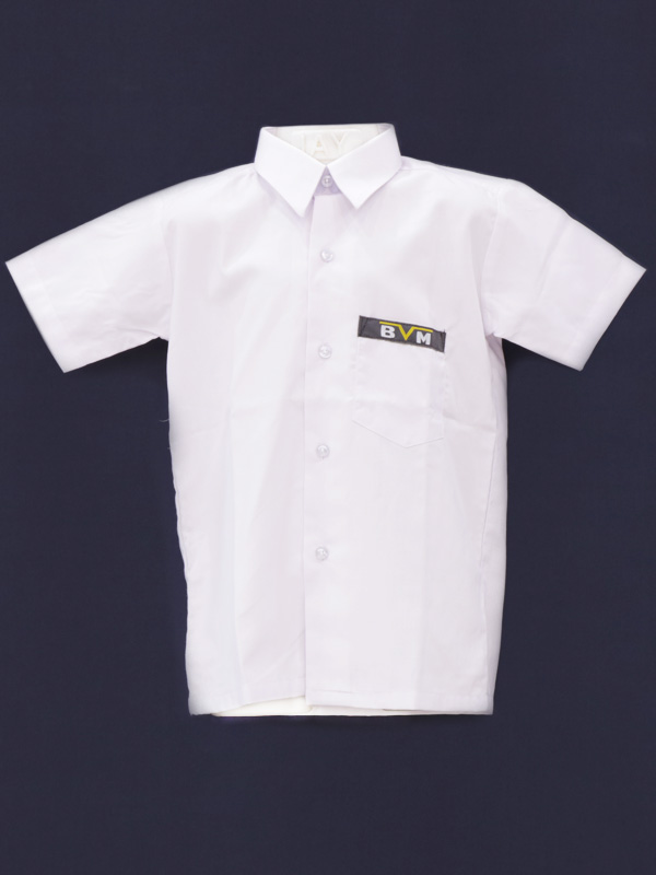 White Shirt Half Sleeves (Boys) for STD. Ist to VIIth & VIIIth to Xth